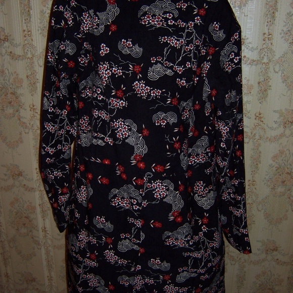COTTON SUEDE 3/4 LENGTH FLORAL LADIES JACKET - Picture 2 of 2